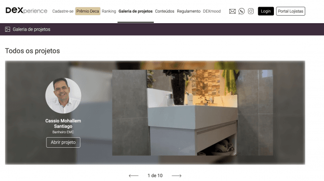 DEXperience: reconhecimento