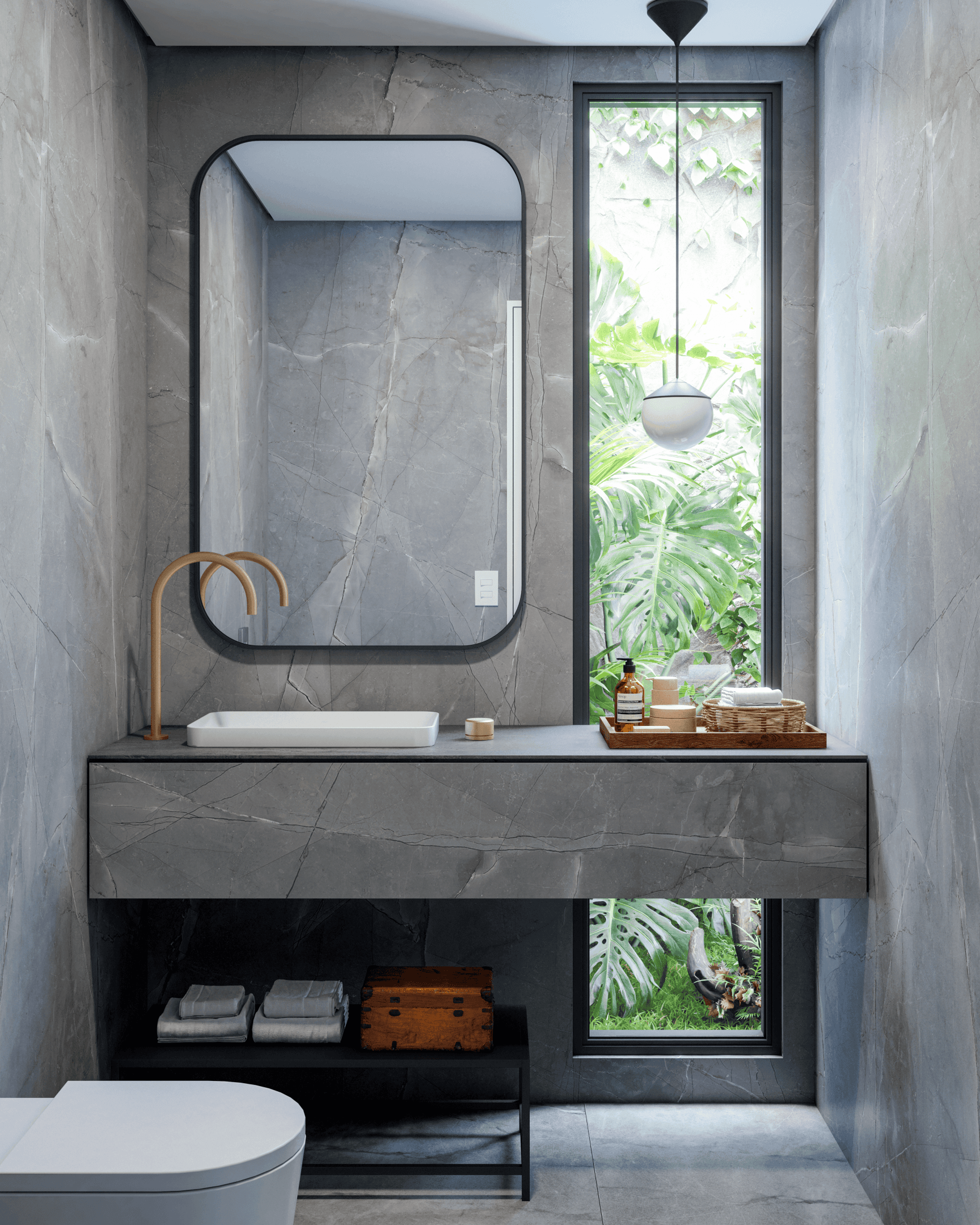 Indicações de cores e ambientes para combinar a linha Quartzo Bienna